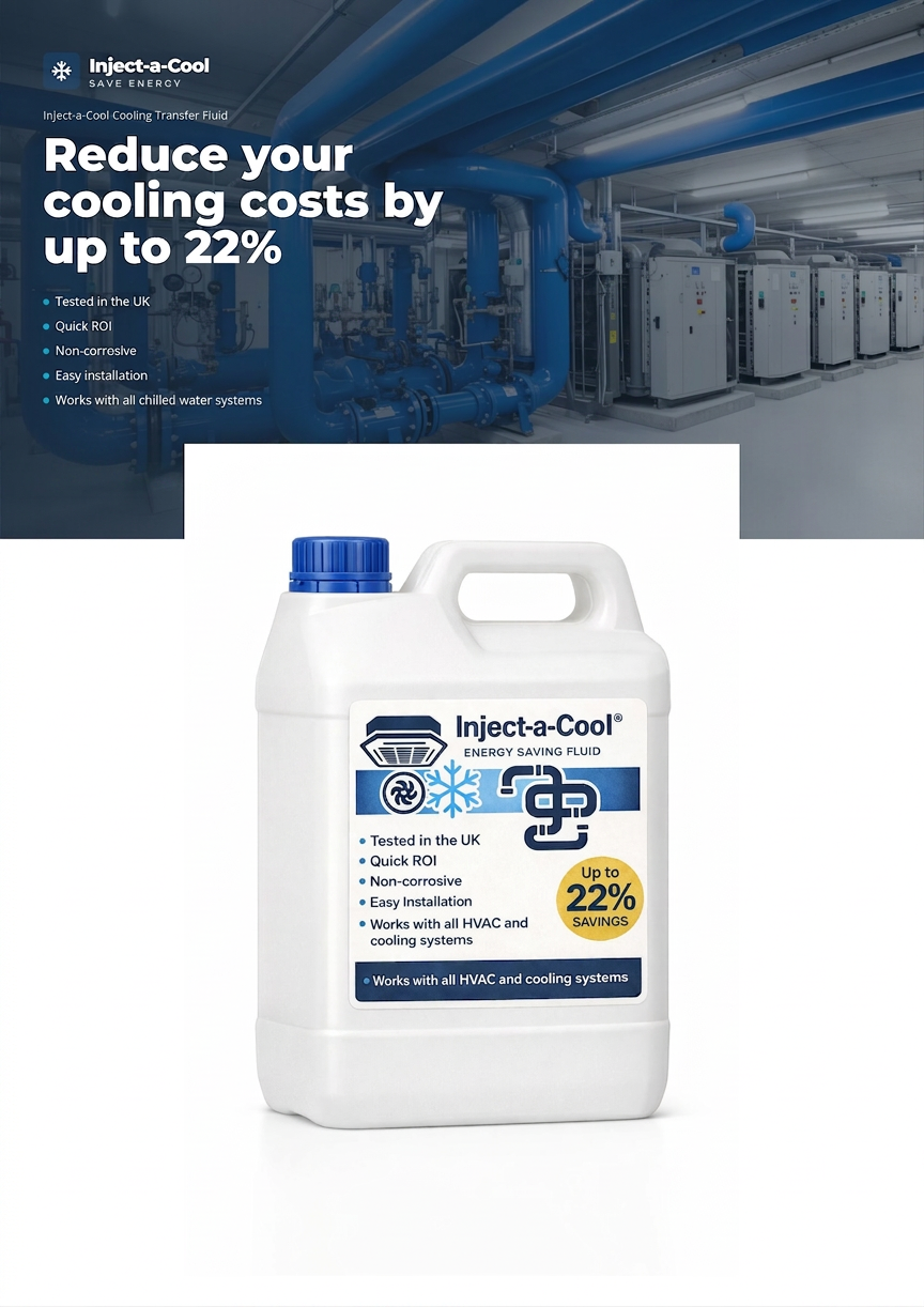 Inject-a-Cool cooling transfer fluid — up to 22% savings